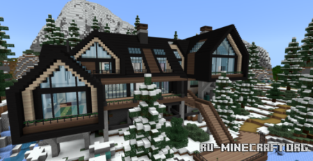 Скачать Зимний особняк для Minecraft PE
