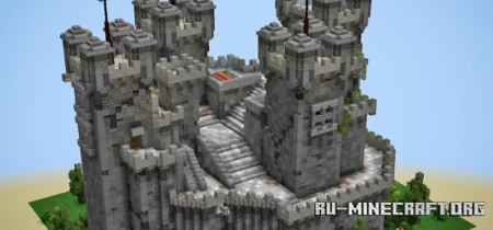 Скачать Fort Awesome: A Battle-Worn Castle для Minecraft