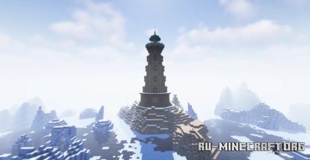  Cape Glacier Lighthouse  Minecraft