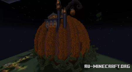 Скачать A pumpkin castle by KRONOZ006 для Minecraft