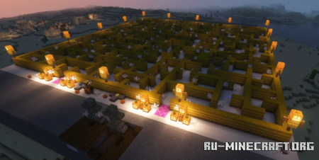 Скачать Halloween Hay Maze для Minecraft