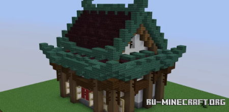 Скачать Asian House by mine67 для Minecraft