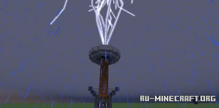  Tesla Coil Lightning Generator  Minecraft