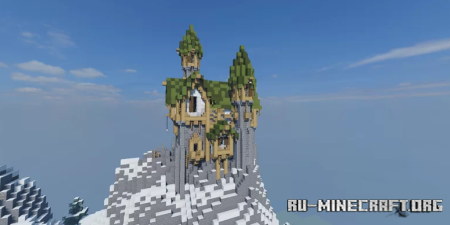  Fancy Hilltop Fort  Minecraft