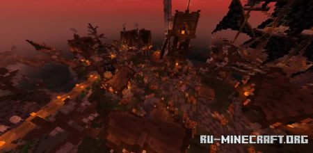 Скачать Halloween Spawn Town для Minecraft