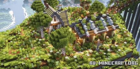 Скачать Fantasy Mountain House by Paimon2023 для Minecraft