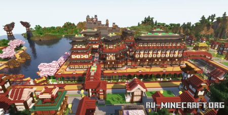  Oriental Town Centre  Minecraft