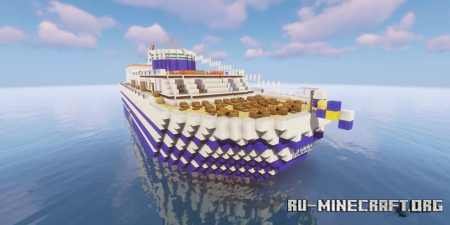  Isle Delfino Cruise Ship  Minecraft