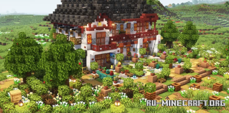  New Chinese Modern Villa  Minecraft