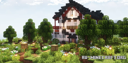  New Chinese Modern Villa  Minecraft