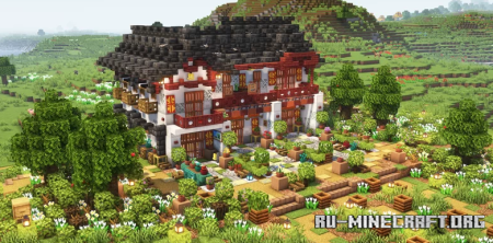  New Chinese Modern Villa  Minecraft