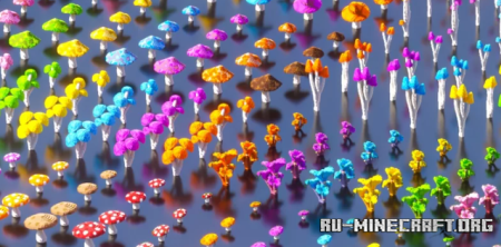 Скачать 3,000 Mushroom pack для Minecraft
