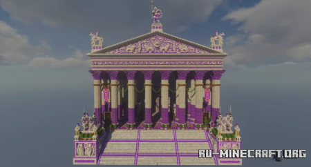  Purple Roman Temple  Minecraft