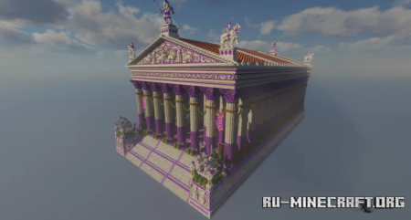  Purple Roman Temple  Minecraft