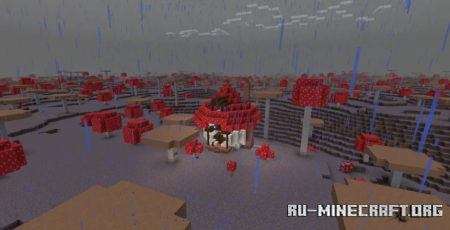 Скачать Mushroom House in Large Mushroom Biome для Minecraft