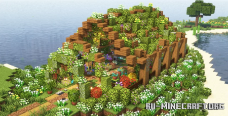 Скачать Fantasy Garden by Paimon2023 для Minecraft