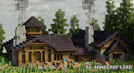  Rustic House by Boulevardier  Minecraft