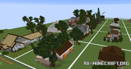  Map 50 House buldings  Minecraft