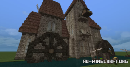  Big Watermill by Felynriia  Minecraft