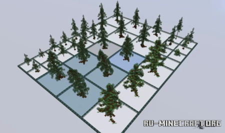  33 Firs Spruces Trees Bundle  Minecraft