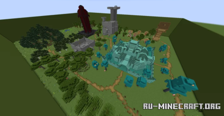 Скачать Temples - Adventure Map Scale Room для Minecraft