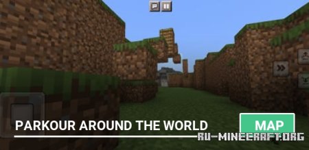  Parkour around the World  Minecraft PE