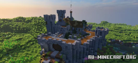 Скачать Small Medieval Hilltop Home для Minecraft