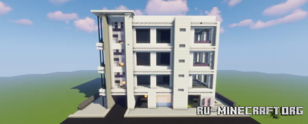  Immeuble Appartement Moderne  Minecraft