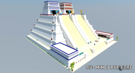  Templo Mayor, Tenochtitlan  Minecraft