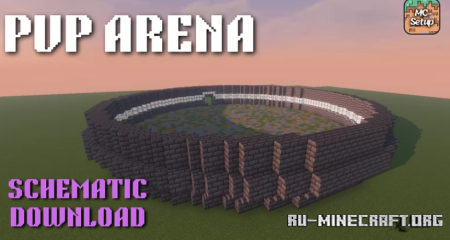  Best PVP Arena Schematic by mcsetupofficial  Minecraft