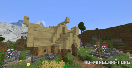  Starter House - Elven Styled  Minecraft
