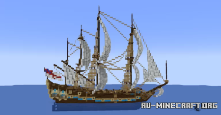  HMS Nevena - Minecraft merchant ship  Minecraft