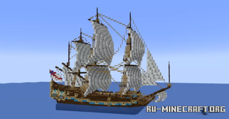  HMS Nevena - Minecraft merchant ship  Minecraft