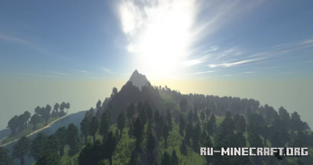  Large mountain island map by JesterBoss  Minecraft