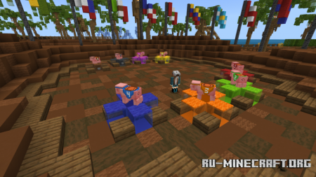  Pig Race map  Minecraft PE