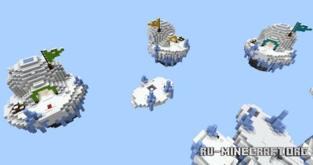  Winter Bedwars map  Minecraft PE