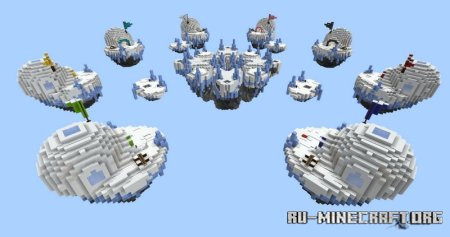  Winter Bedwars map  Minecraft PE