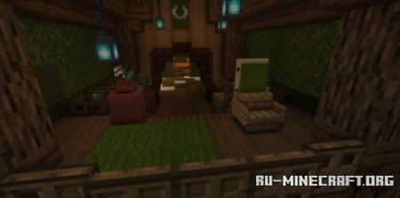 Скачать Wood Elven House by HugoTheCopter для Minecraft