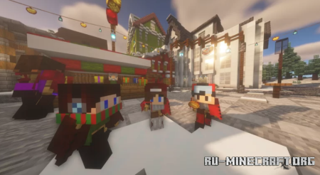  Coldville - The Winter Holyday Town  Minecraft