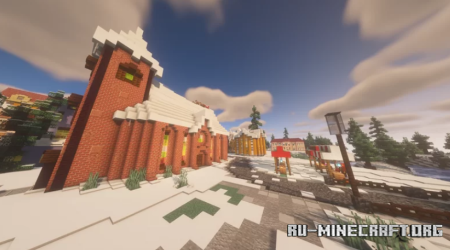  Coldville - The Winter Holyday Town  Minecraft