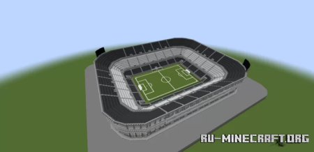 Скачать Football - soccer Stadium для Minecraft