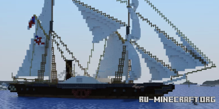  Paddle Steamer - HMS Gorgon  Minecraft
