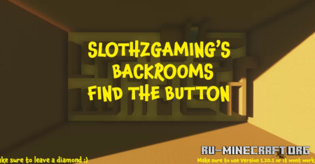  SlothZGaming's Backrooms Find the Button  Minecraft