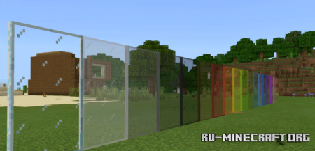 Скачать Чистое соединяющееся стекло для Minecraft PE 1.20