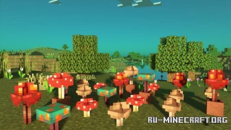 Скачать 3D-растения для Minecraft PE 1.20