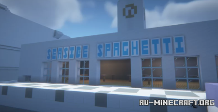 Скачать A City of Calcite and Adventure Harbor для Minecraft