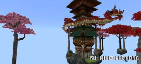 Скачать Китайские небесные вершины для Minecraft PE