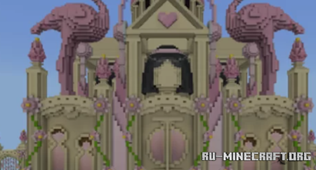 Скачать pink castle для Minecraft PE