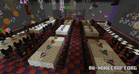 Скачать Freddy Fazbear's Pizza (FNaF1) для Minecraft