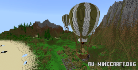 Скачать Вулканический остров для Minecraft PE